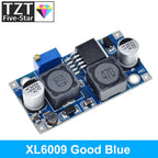 TZT 1/3PCS Boost Buck DC-DC Adjustable Step Up Converter XL6009 Power Supply Module 20W 5-32V to 1.2-35V