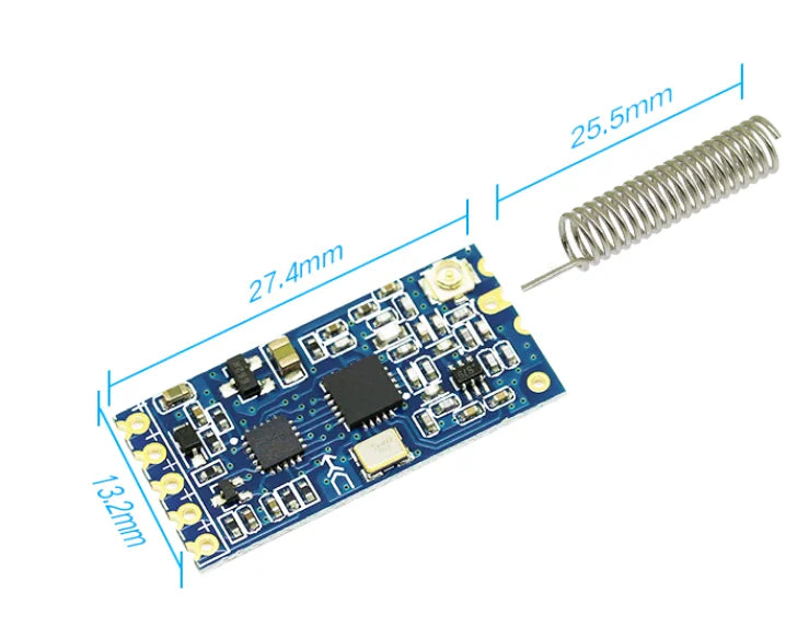 5pcs/1pc HC-12 SI4463 433Mhz Wifi Wireless Serial Port Module HC12 1KM 1000m 433MHz Receiving Transmitting Board TSSOP/QFN