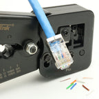 Xintylink 1.2mm RJ45 Connector CAT6 Network Plug 8P8C STP RG RJ 45 Jack Shielded RG45 LAN CAT 6 FTP SFTP Ethernet Cable Modular