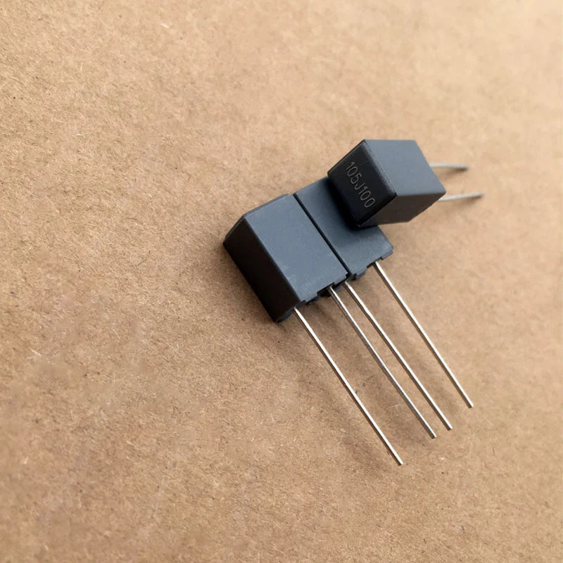 240Pcs Correction Capacitor Assorted Kit 24Values x 10Pcs 63V-100V 102J-105J Polypropylene Safety Plastic Film Capacitors
