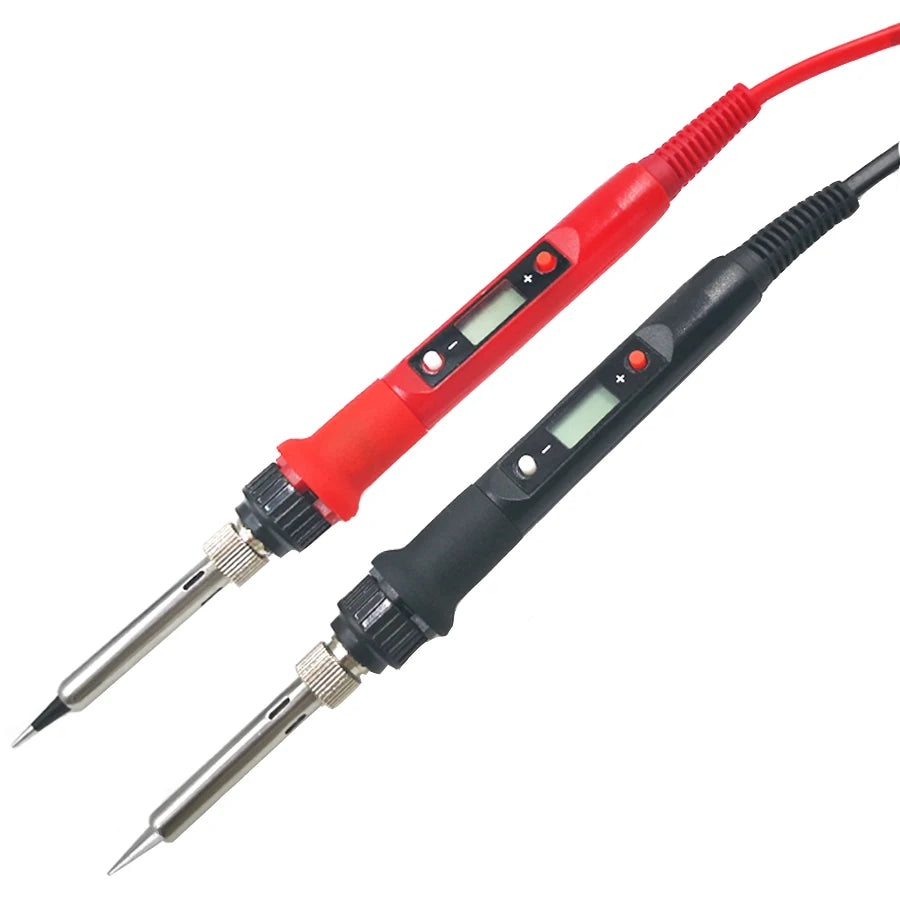80W Digital Electric Soldering Iron Set Kit Temperature Adjustable 220V 110V  Ceramic Heater Soldering Tips Welding Tool  set