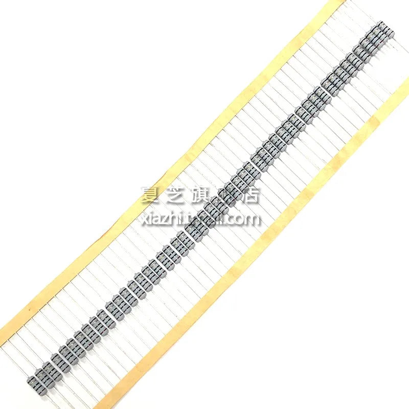 50pcs  1W Wire-wound Fuse Resistance Accuracy 5% 0.1 0.15 0.22 0.33 0.47 0.5 1 2.2 3.3 4.7 Ohm R Wire Wound Resistor 0.1R 0.15R