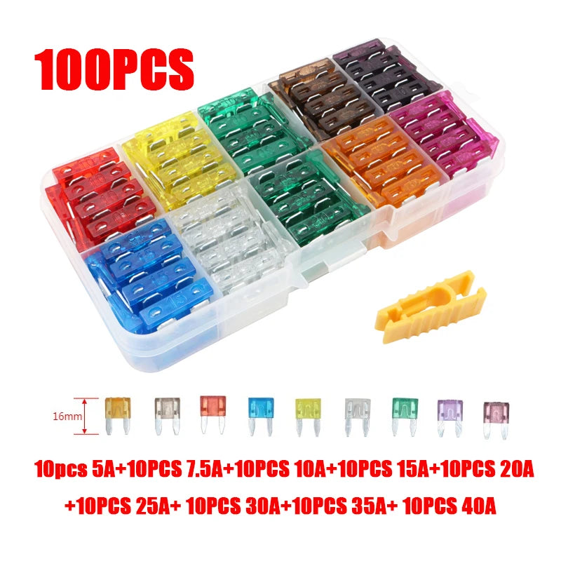 Universal 12 Ways 6 Ways Blade Fuse Block 12V 32V Car Fuse Holder Box Marine Auto Fuse Connector Switch With LED Indicator Light