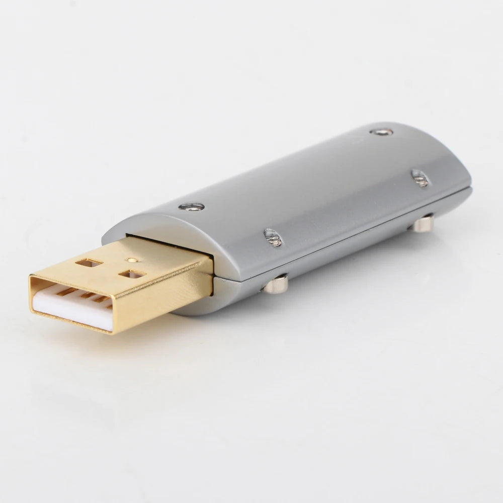 Monosaudio A50G B50G 24K Gold Plated USB2.0 Plug USB A/B Connector  DIY USB Cable for Ipad Laptop