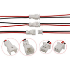 20Pcs Mini Micro JST Connector 1.25mm Pitch 2 Pin Male Plug / Jack Female Socket Electronic Wire Cable Connectors 15CM 28AWG