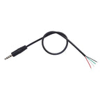 1/2/5Pcs 3.5mm Male Plug/Female Jack Mono/Stereo AUX 3/4Pole To Bare Wire Connector DIY Audio Headphone Repair Extension Cable