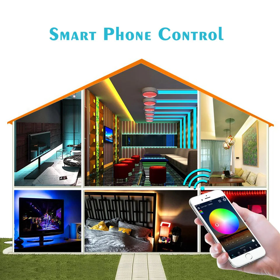 12V 24V LED Strip WIFI RGB RGBW Controller Android IOS APP Bluetooth-compatible Magic Home IR Control For RGB RGBW LED Strip