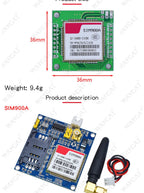 SIM900A SIM900 V4.0 Kit MINI Wireless Extension Module GSM GPRS Board Antenna Tested Worldwide Store for arduino