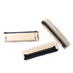 50pcs/Box FPC FFC Flat Cable Connector 1.0mm Pitch Flip Type Under Clamshell Socket 4P 6P 8P 10P 12P 14P 16P 20P 24P 30P Kits