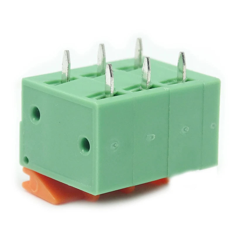 100pcs 142V 142R 5.08mm/0.2" Side/TOP Entry 2P3P4P6P8P10P 141V 141R FFKDSA1/V-2.54mm/0.1" PCB Spring Terminal Block Connector
