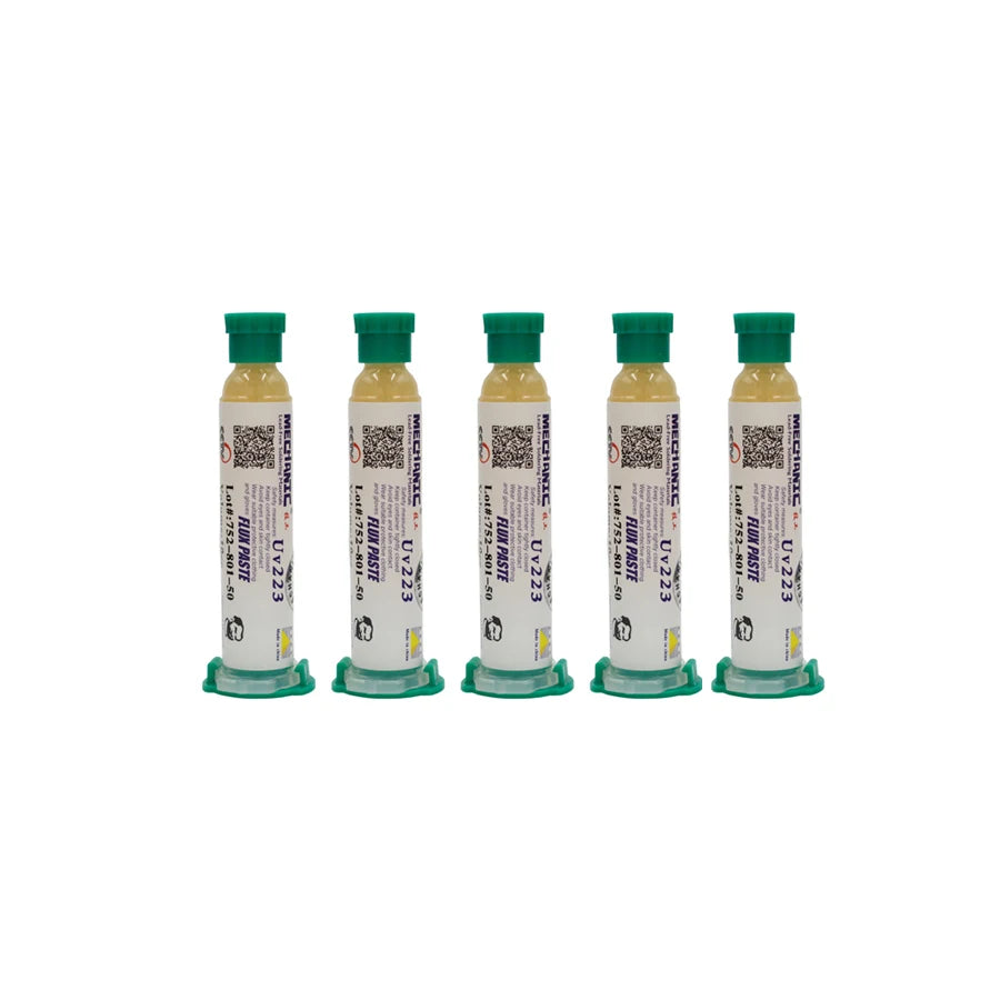 MECHANIC Solder Paste Flux UV223 UV559 Lead-Free NO-Clean SMD Solder Resist for Phone Soldering Repair PCB BGA SMD Rework