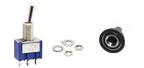 5pcs 10pcs MTS-102 103 MTS-202 203 Toggle Switch 6A 125VAC on on SPDT 6mm Mini Switch DPDT on off on Waterproof Cap