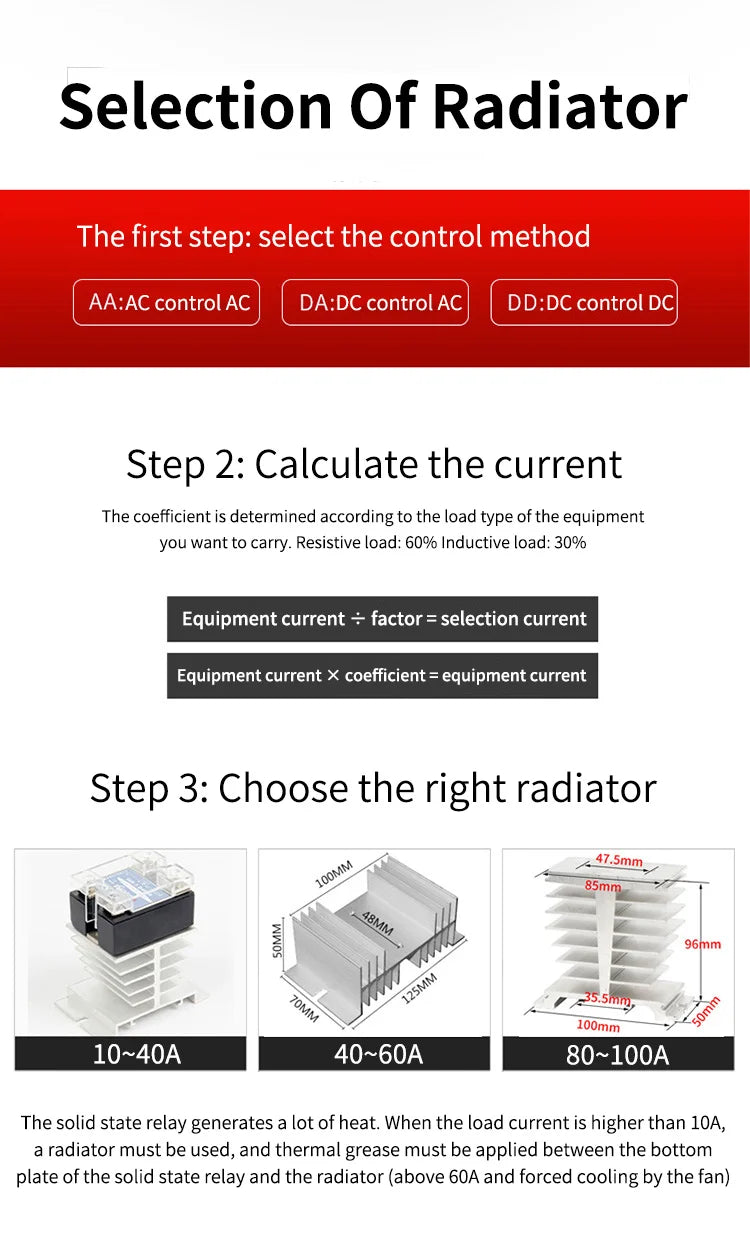 SSR-10DD 25DD 40DD 80A 100A SSR Single Phase DC Control DC 3-32VDC To 220VDC 600V 10A 25A 40A DD Solid State Relay