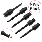 5Pcs 58mm Single Test Hook Clip Alligator Clips Test Probes Clamp For Electronic Testing Multimeter IC Grabber Probe Hooks