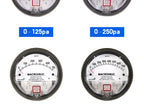 Differential Pressure Gauge Professional Barometer Aluminum Alloy Mechanic Customize Manometer for Medical Equipment Etc.