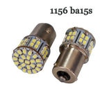 10pcs truck 24v led S25 P21W 1156 ba15s 50 SMD 1206 LED 1157 BAY15D White red brake stop light lamp Turn signal light bulbs 24V