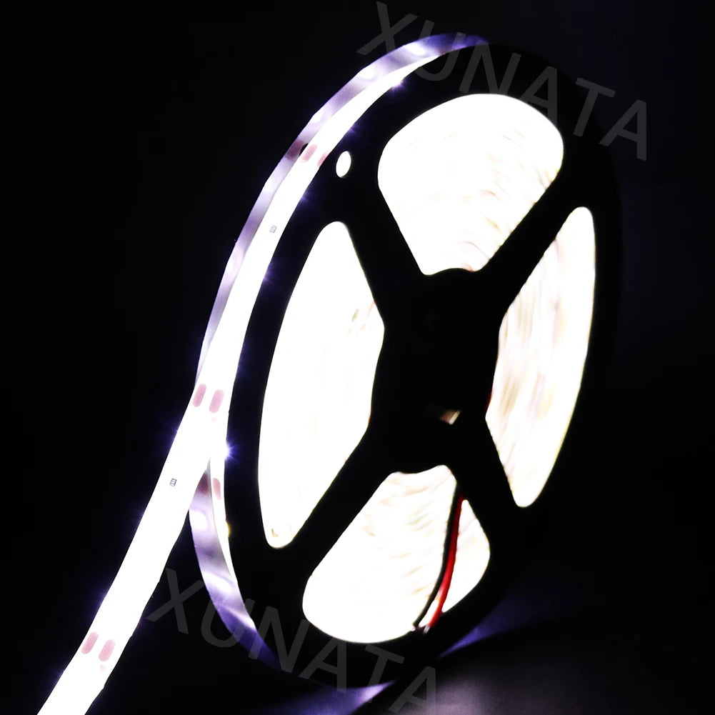 12V 24V LED Strip SMD 2835 Flexible LED Tape 5M 120 240 480Leds/m Waterproof Ribbon Diode Room Decor Warm Natural Cool White
