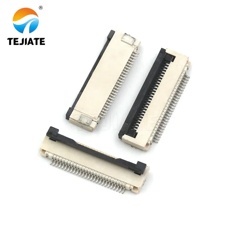 10PCS FFC/FPC Connector Flat Cable Socket 0.5MM Adapter 24/26/28/30/32/34/40/45/50/54/60P Down Flip Type Plug Kit