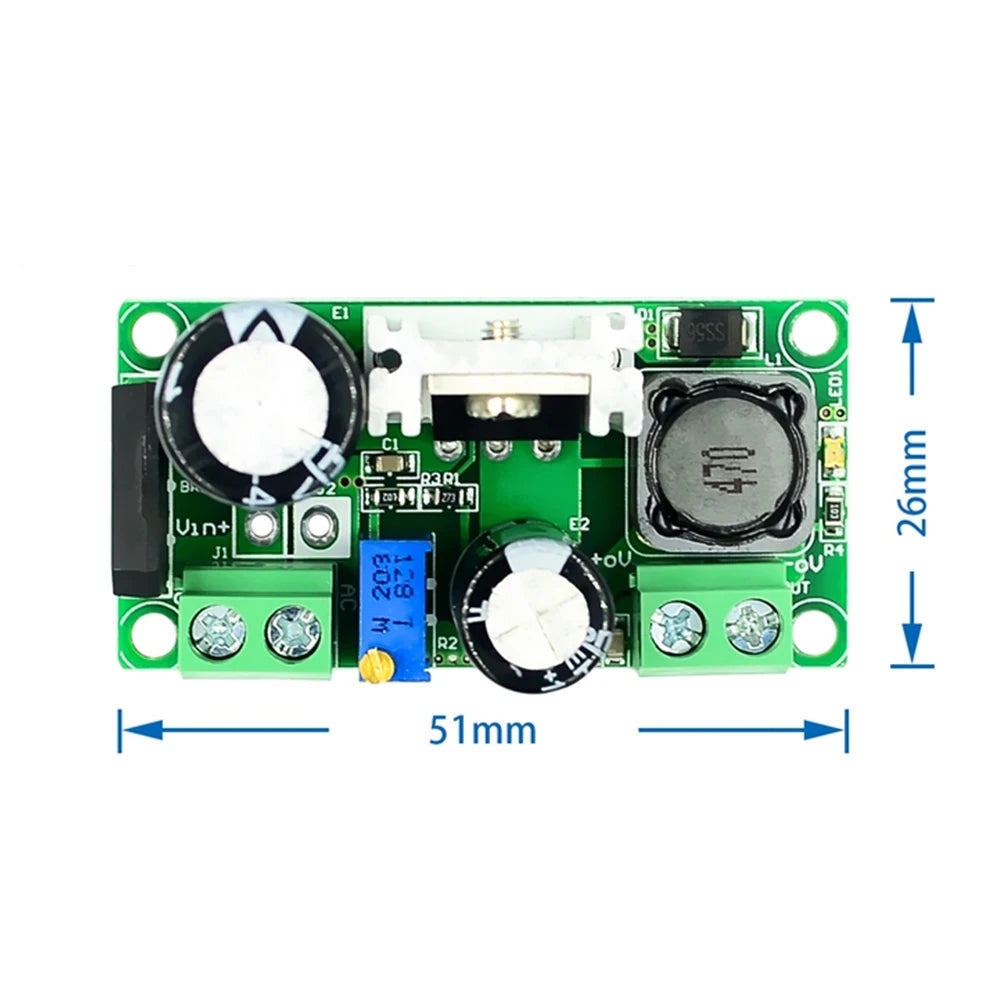 AC/DC to DC Buck Step Down Converter Adjustable Step-Down 3A Power Supply Brand New And High Quality