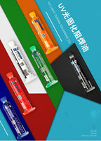 MECHANIC UV Solder Mask Ink Green/Blue/Black/Red/White Oil Welding Flux BGA PCB Circuit Board Paint Prevent Corrosive Arcing