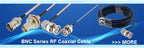 RG179 Cable 75 Ohm BNC Male Right Angle to BNC Male Plug Connector Adapter for Video Camera SDI Camcorder HD-SDI/3G-SDI/4K/8K