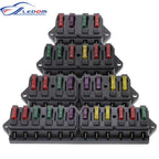 4/6/8/10/12 Way Car Fuse Holder Car Fuse Box Truck Auto Blade  with 4/6/8/10/12 Fuses for 12V 32V ATO Standard Circuit
