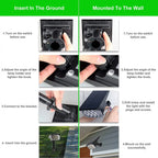 4pcs Solar Spotlight Outdoor Garden Wall Lamp for Tree Street Decor IP65 Waterproof LED Green Landscape Countyard Solar Light