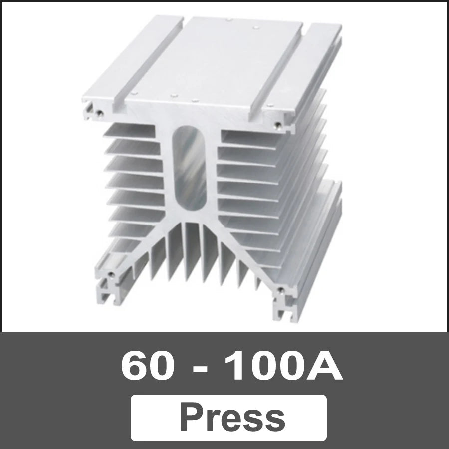 Industrial Class SSR switch module 60A 80A 100A 120A DC to AC or AC to AC Load voltage 480V Single phase Solid state relay