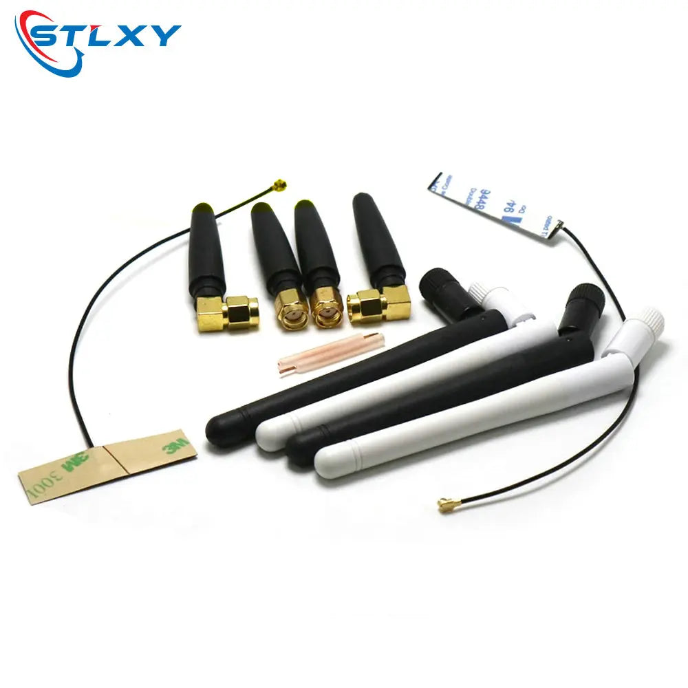 2PCS 2.4Ghz 3dbi WIFI Antenna 2.4G RP SMA Male Universal Antennas Amplifier WLAN Router Antenne Booster 2400-2500mhz