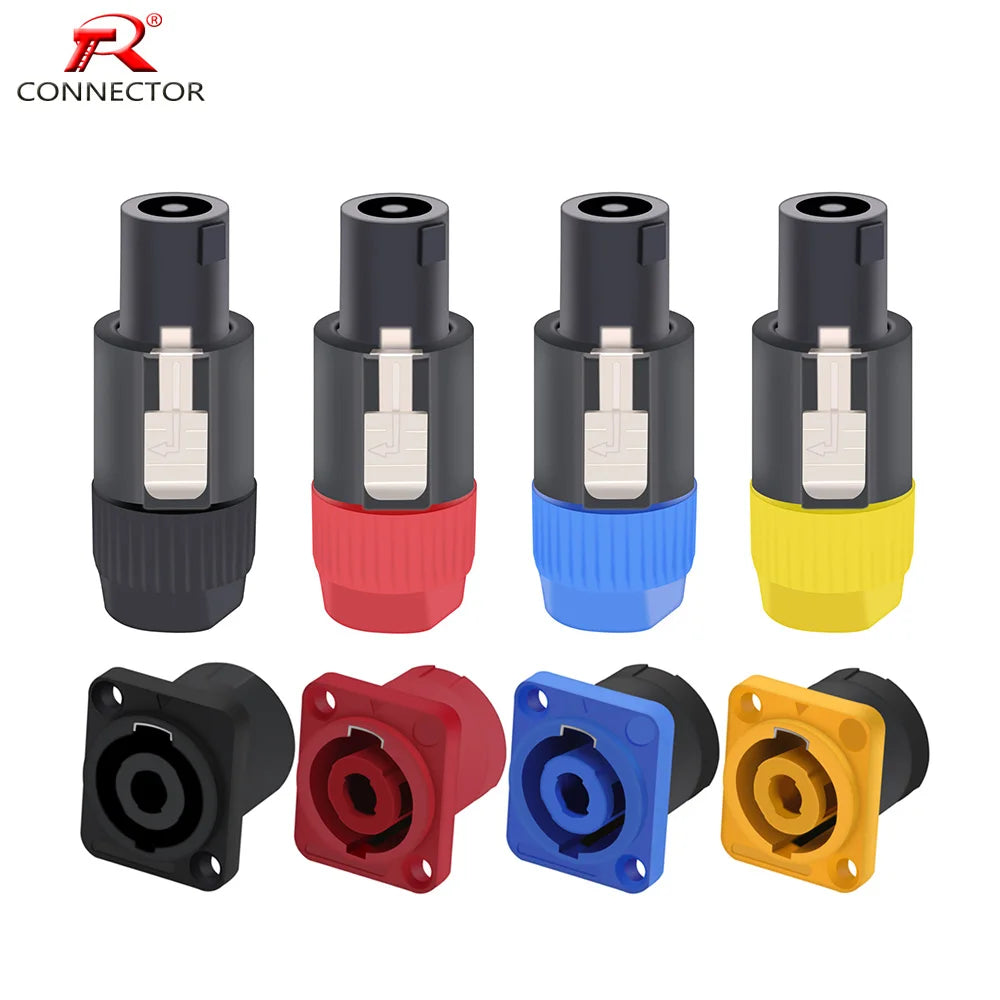 1set NL4FC Speak Connectors type 4 Pole Plug Male Speaker Audio connector