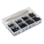 520Pcs Dupont 2.54mm Pin Terminal Connectors With SN-01BM XH2.54 SM Plug Spring Clamp Crimping Tool Crimping Pliers AWG28-20