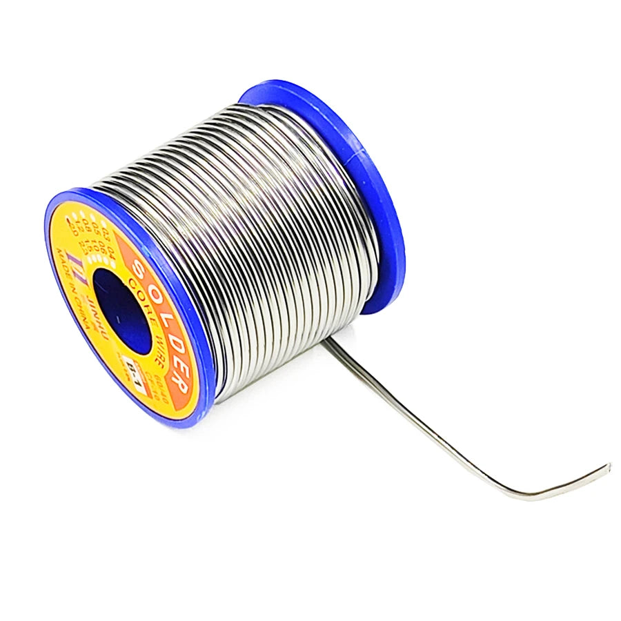 0.5/0.6/0.8/1.0/1.2/1.5/2.0mm 60/40 Welding Wire Roll 2% Rosin Flux Lead Tin Wire Rosin Solder Soldering Wire Roll 500g Wire