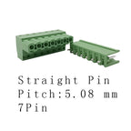 10/5 Pairs Pitch 5.08mm Terminal Block Connector 2EDG 5.08mm 2-12 Pin Pcb Screw Connector Terminal Block 2EDG Socket PCB	Screw