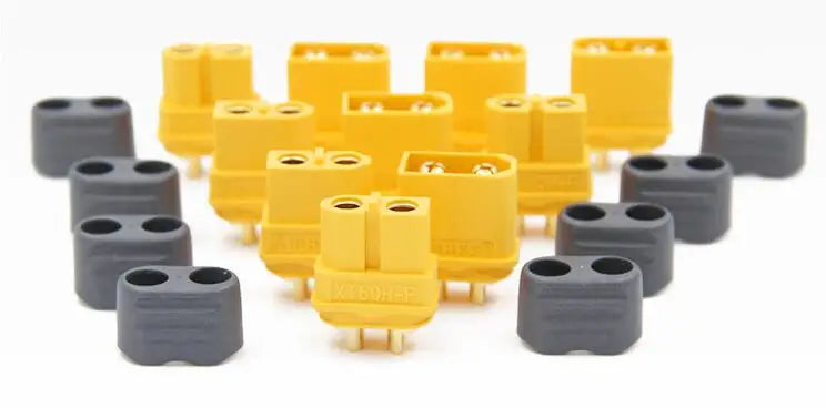 10pcs Amass XT60 XT60H Plug Connector With Sheath Housing Male & Female (5 Pair) For RC Quadcopter FPV Racing Drone Lipo Battery