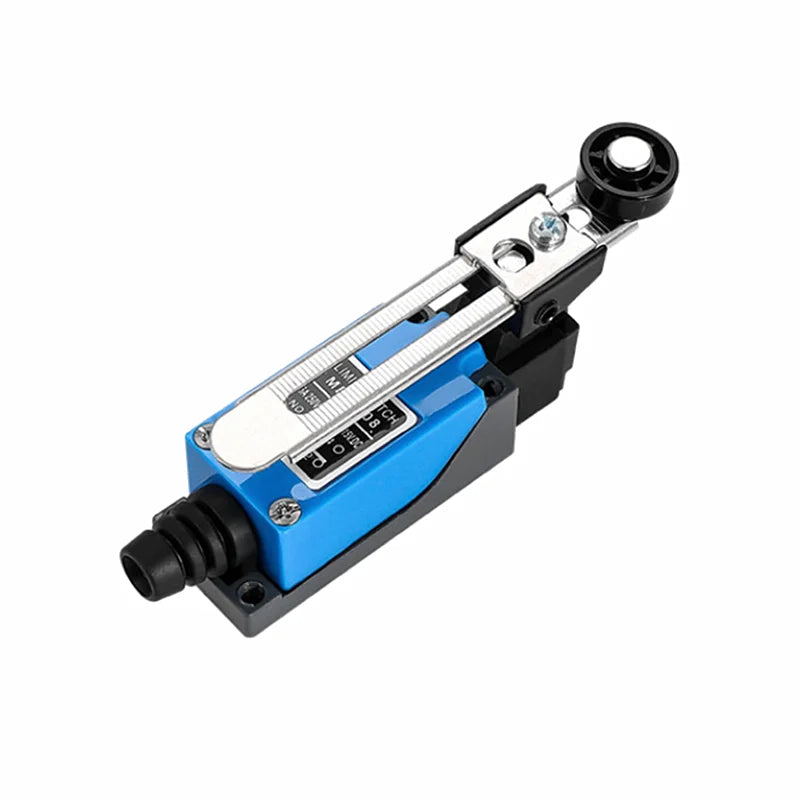 HLTNC 10PCS ME8108 250V 5A Momentary Roller Arm Type AC Mini Micro Limit Switch With 1NO 1NC For CNC Milling Laser Plasma Router