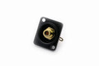 2pcs  Female RCA Panel Mount Chassis Socket Connector, Excellent quality, Black Female Socket, Red&Black Colors Available