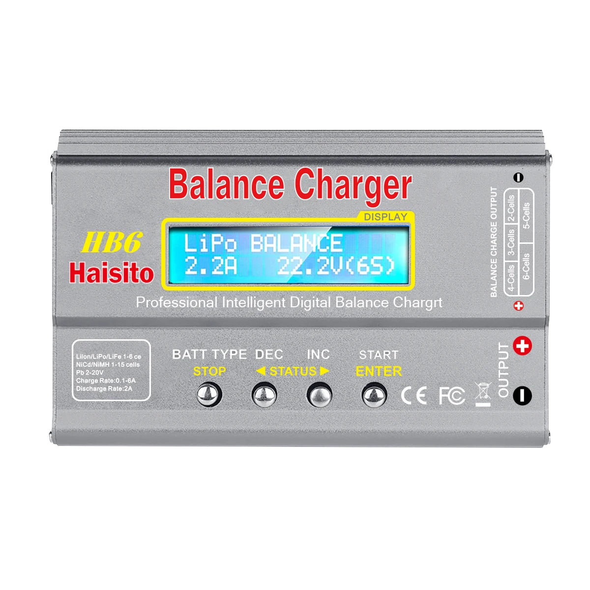 HTRC imax b6 80W Lipo Charger For Lipo NiMh Li-ion Ni-Cd Battery Balance Charger Discharger With 12V 6A Power Supply Optional