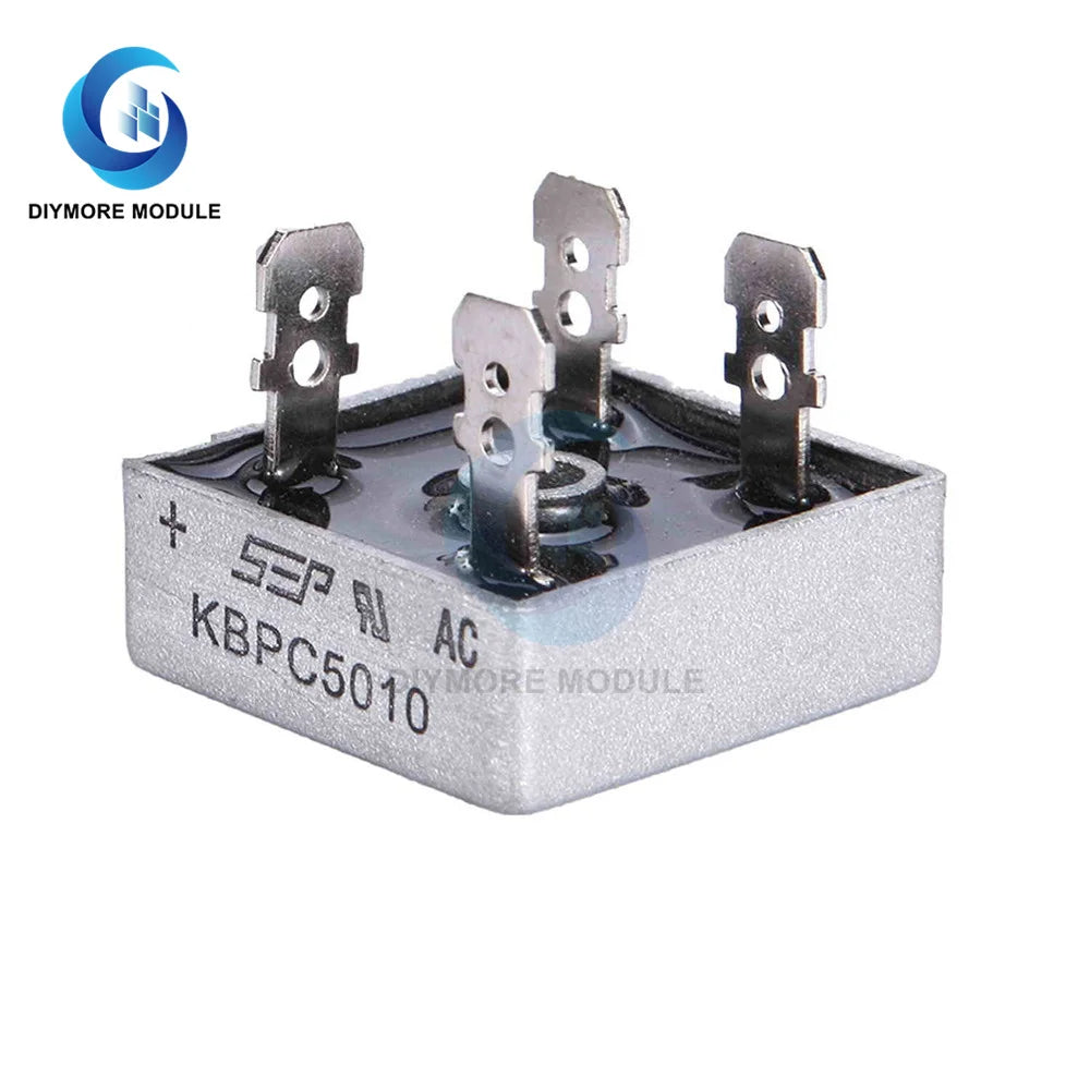 10Pcs KBPC5010 diode bridge rectifier diode 50A 1000V KBPC 5010 power rectifier diode electronica componentes
