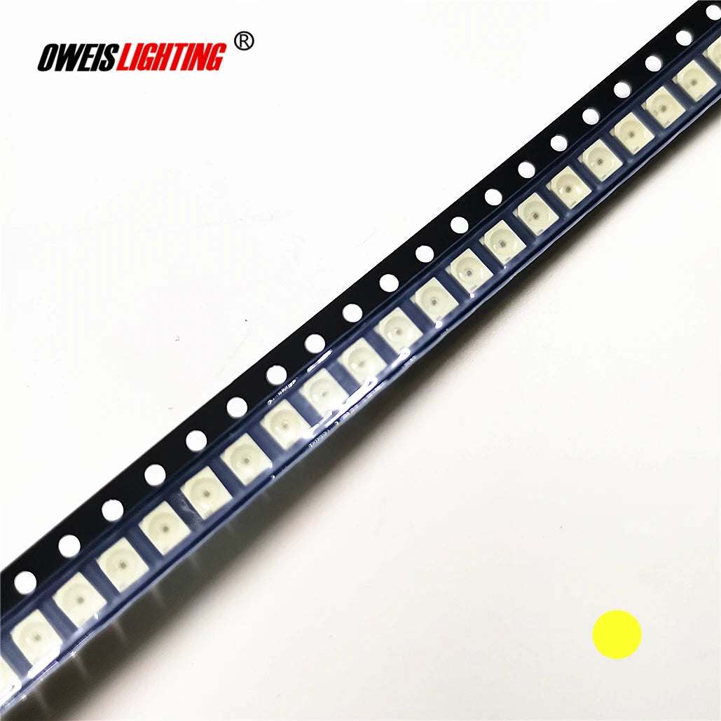 50PCS LY E6SF 3528 YELLOW SMD LED LYE6SF PLCC-4 590NM 2.15v 50mA 2475mcd Light Beads Lamps LY E6SF-ABCA-36-3B5A Common Cathode
