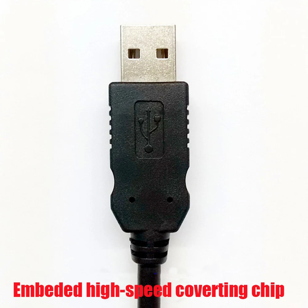 PS/2 Keyboard Wedge to USB,RS232 to USB Cable 2M for BarCode Scanner Metrologic MS7120 MS1690 MS9540 Replace Old PS2 RS232 Cable