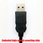 PS/2 Keyboard Wedge to USB,RS232 to USB Cable 2M for BarCode Scanner Metrologic MS7120 MS1690 MS9540 Replace Old PS2 RS232 Cable