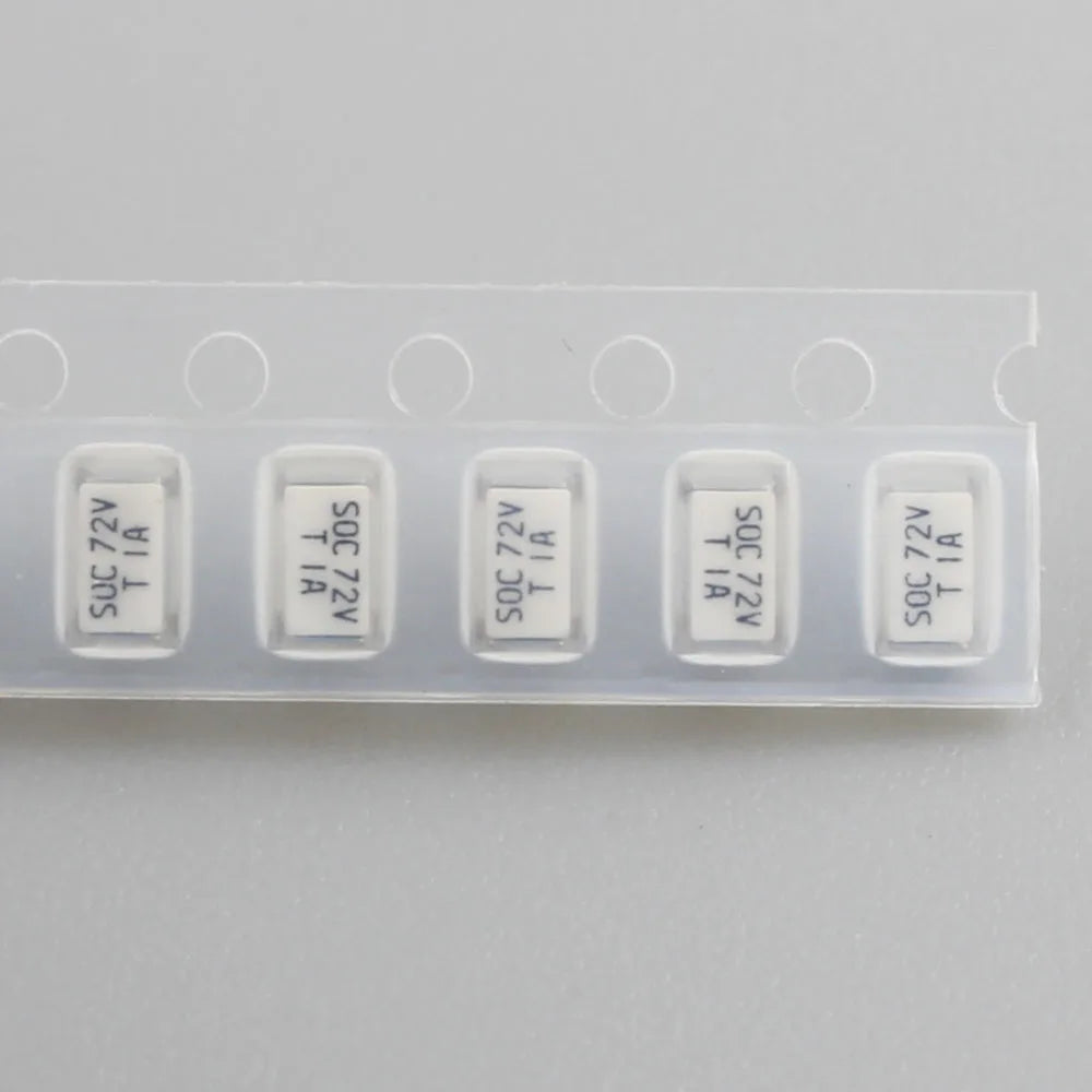 10pcs Micro Fuse SMD SMT 1206 72V 11CT T 1A 1.25A 1.6A 2A 2.5A 3.15A 4A 5A 6.3A 8A 10A 72V DC Slow Blow 3216 Surface Mount SOC