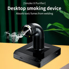 LUXIANZI 16/30/50/60w Solder Iron Smoke Absorber Set Smoking Instrument with Filter Sponge EU/US/UK Plug ESD Fume Extractor Kit