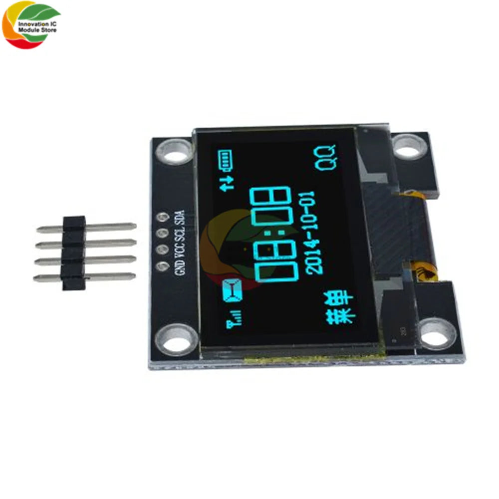 1-5PCS 1.3" IIC Digital OLED Display Module Serial 128x64 SSH1106 White Blue LCD LED Screen Board I2C Communicate for Arduino