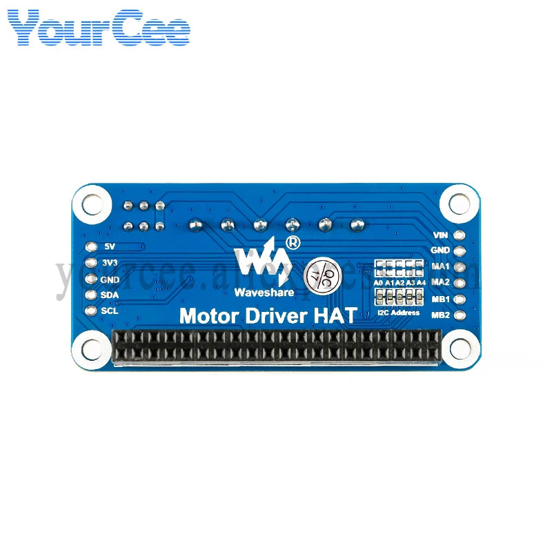 TB6612FNG Motor Driver HAT Board Module Shield Expansion Board I2C IIC PCA9685 PWM Interface for Raspberry Pi 4th Generation 3B