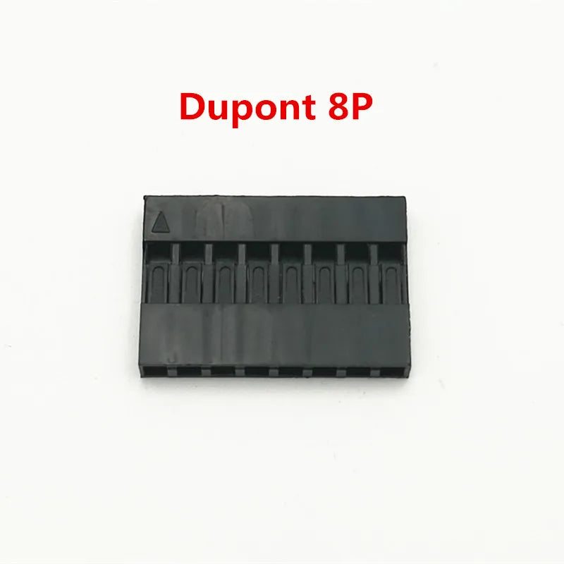50pcs 2.54mm Dupont Connector Male/Female Pin Way Cable Plug 2/3/4/5 Pin Electrical Pin Jumper Header Housing Wire Connector Kit