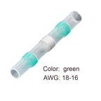 Heat Shrinkable Wire Connectors 50PCS SST21 Waterproof Sleeve AWG22-18 Butt Electrical Splice Tinned Solder Seal Terminal