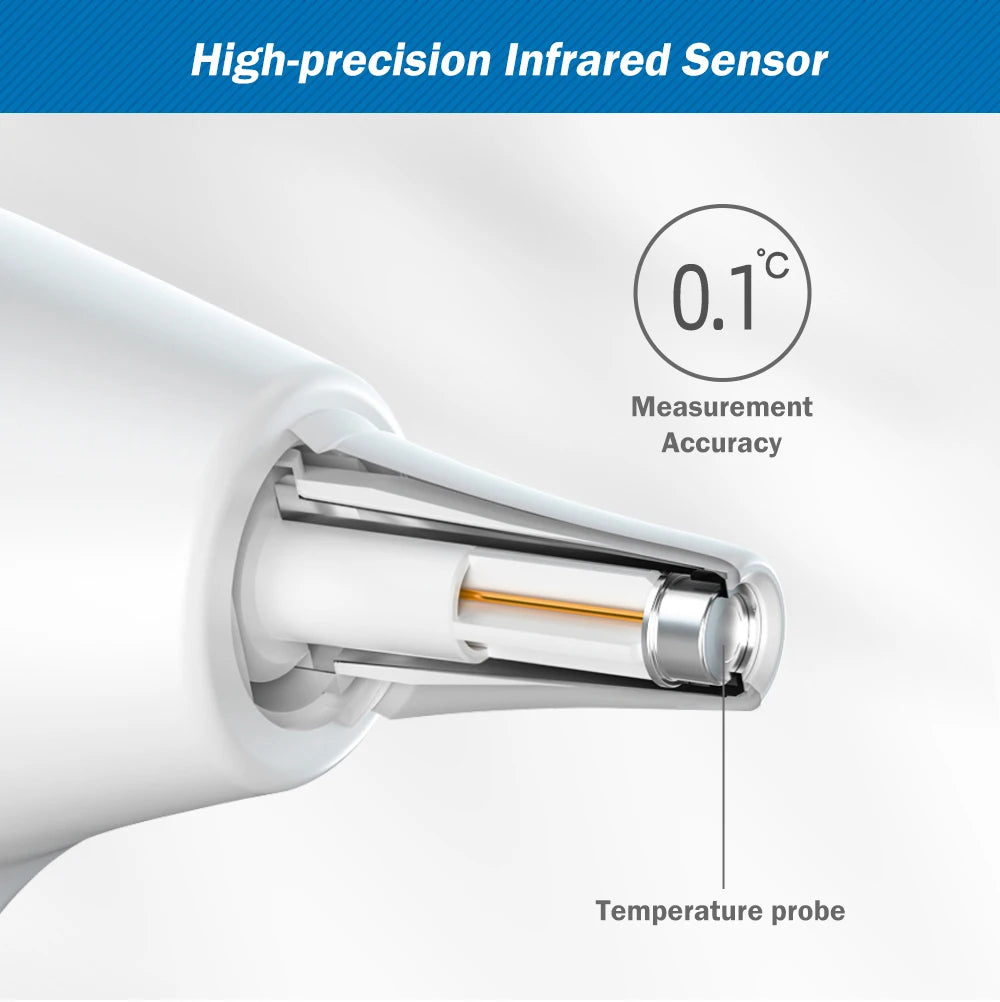 Cofoe Digital Infrared Thermometer Forehead Ear Non-Contact medical Termometro LCD Body Fever Baby/Adult Temperature measure