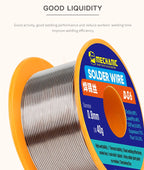2Pcs/lot MECHANIC No-Clean Solder Wire 0.3/0.4/0.5/0.6/0.8mm Rosin Core Soldering Tin Wire for Phone Motherboard Welding Tools