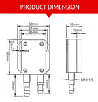 QDF70B -10kPa-10kPa 4-20mA 0-10V Wind Differential Pressure Transmitter Air Pressure Sensor